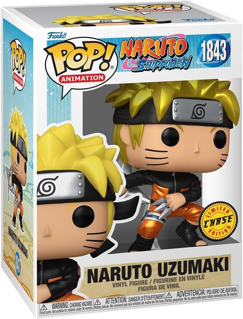 Funko Pop! Animation: Naruto S - Naruto - (Shrkn) - 1/6 Odds for Rare Chase Variant - Metallic - Collectable Vinyl Figure - Gift Idea - Official Merchandise - Toys for Kids & Adults - Movies Fans - Image 3
